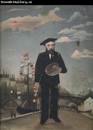 Henri Rousseau Myself Landscape Portrait